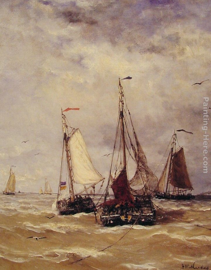 Hendrik Willem Mesdag Preparations for Departure